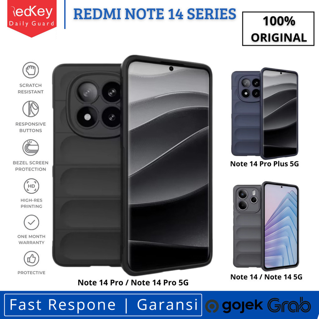 Jual Case Xiaomi Redmi Note 14 Pro 5G Plus + 4G Redkey Wave TPU ...
