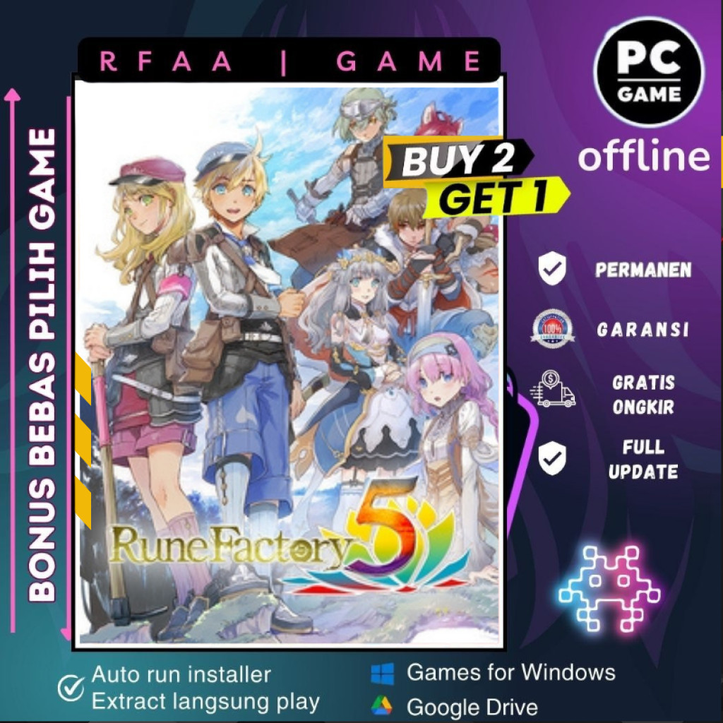 Jual RUNE FACTORY 5 | GAME PC - LAPTOP - DL | Shopee Indonesia