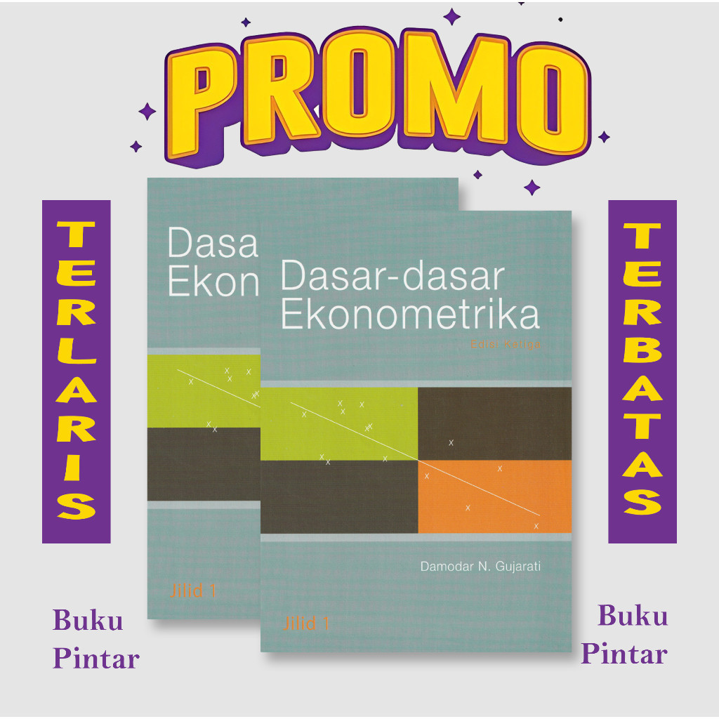 Jual Dasar Dasar Ekonometrika Buku 1 Dan Buku 2 Edisi 3 By Damodar N ...
