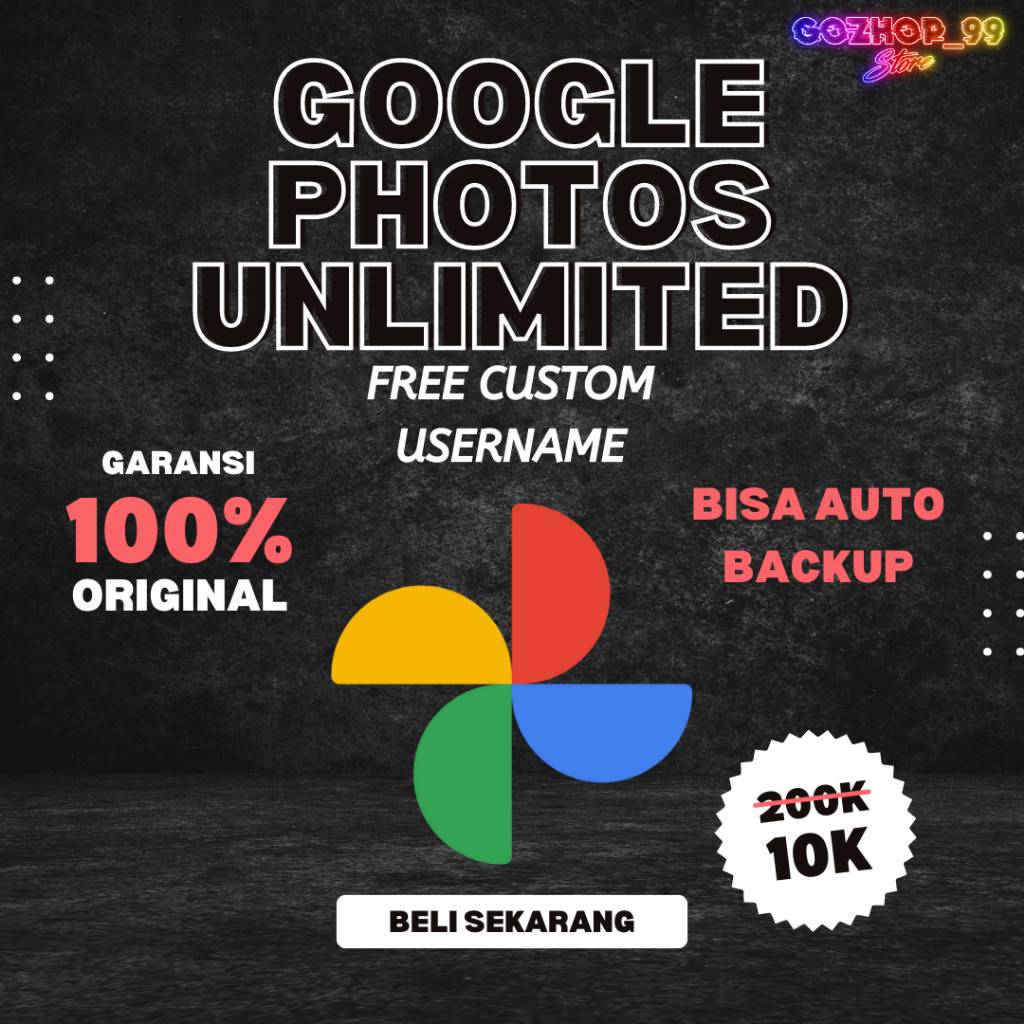 Jual Google Photos Google foto Gphoto Gphotos Max Storage 100TB ...