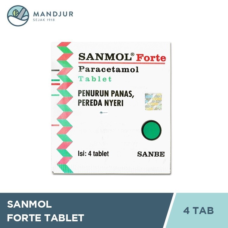 SANMOL FORTE TABLET 1 STRIP @ 4 TABLET