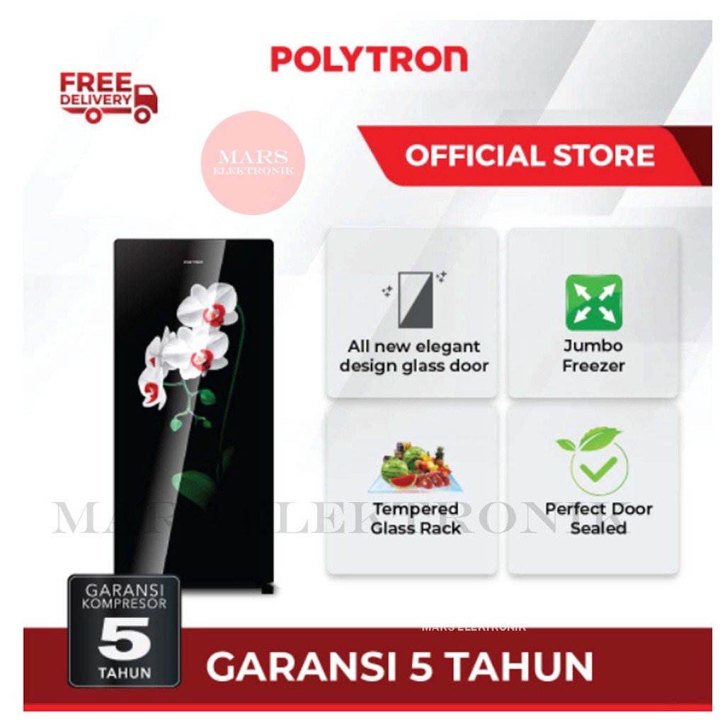 Jual KULKAS POLYTRON PRA 15 / 17 / 18 MOW MOB MTR - NEW 2022 / BELLEZA ...