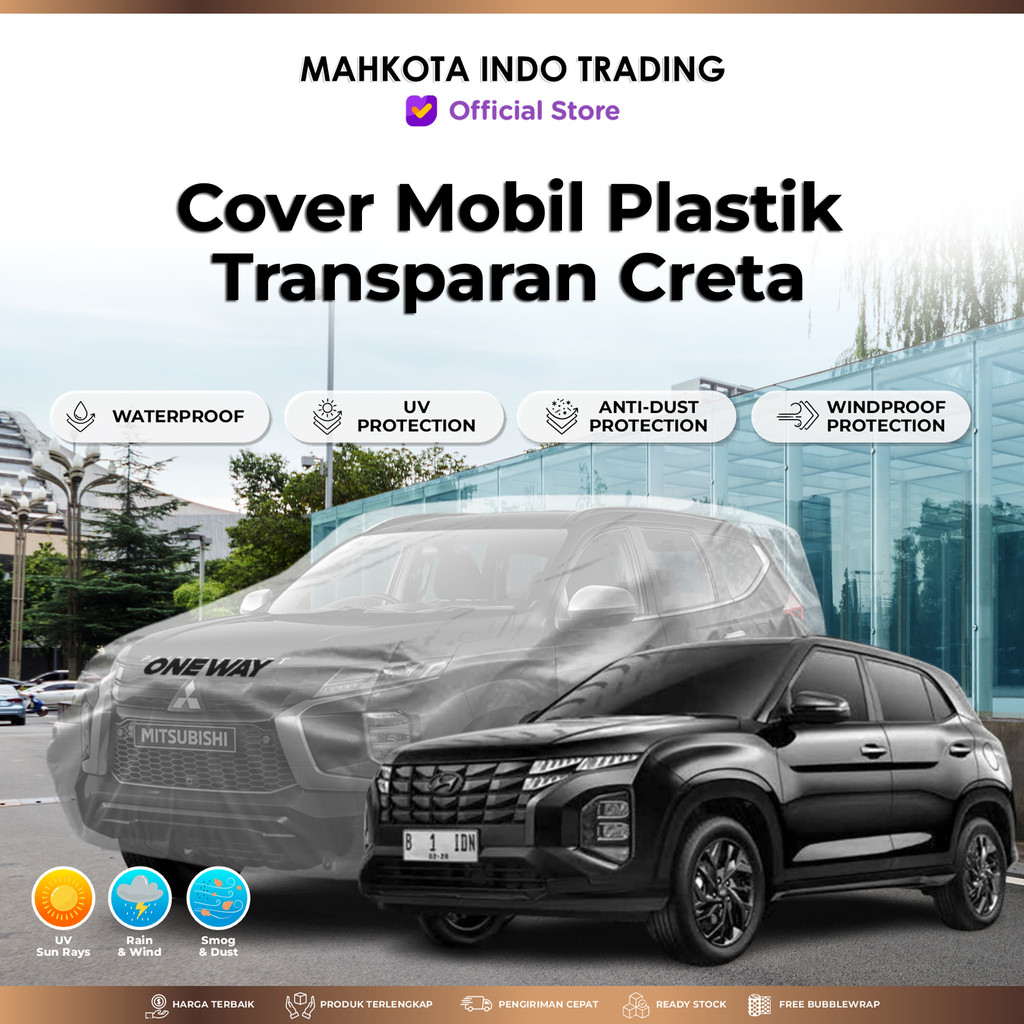 Jual Body Cover Mobil Plastik TEBAL Hyundai Creta WATERPROOF | Shopee ...