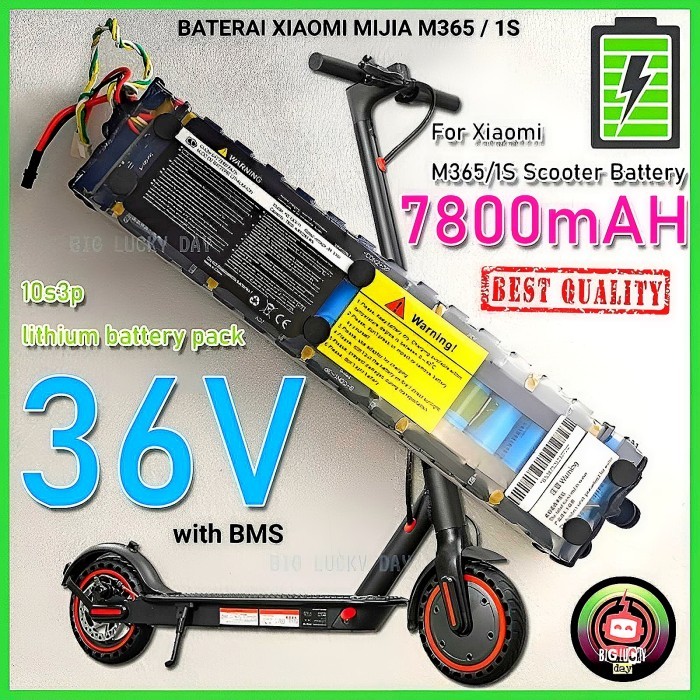 Batterie 36V 9.6Ah Xiaomi M365 / 1S / Essential / Mi3 – BMS 25A