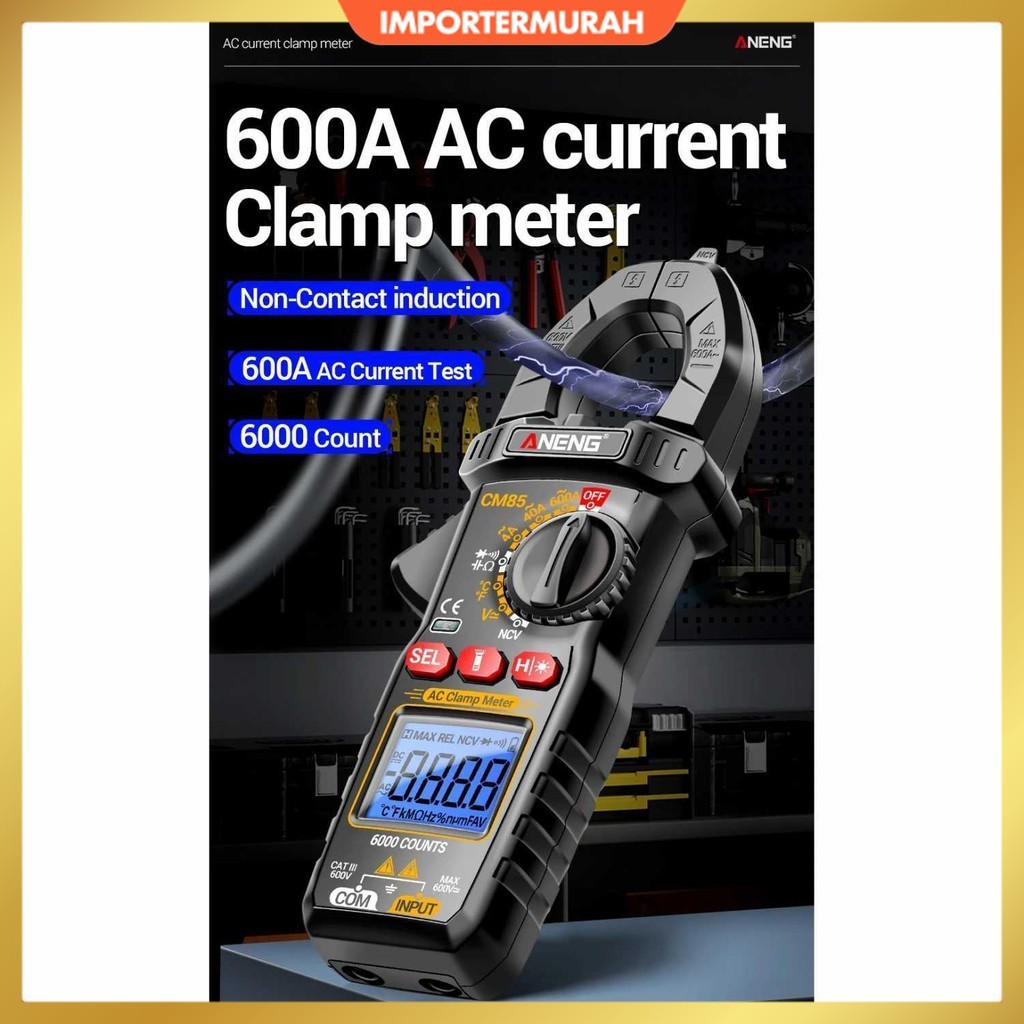 BSIDE U6 Electric Tester With Infrared Thermometer Clamp Ammeter - View #10