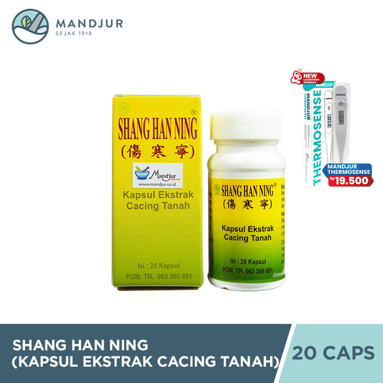 Jual Shang Han Ning (Kapsul Ekstrak Cacing Tanah) | Shopee Indonesia