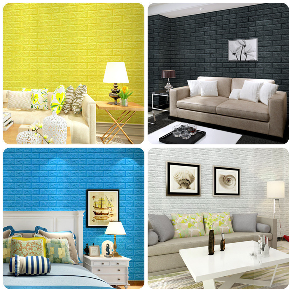 Jual (WDS) Wallpaper Dinding Stiker Wallfoam 3D Sticker Dekorasi Kamar ...