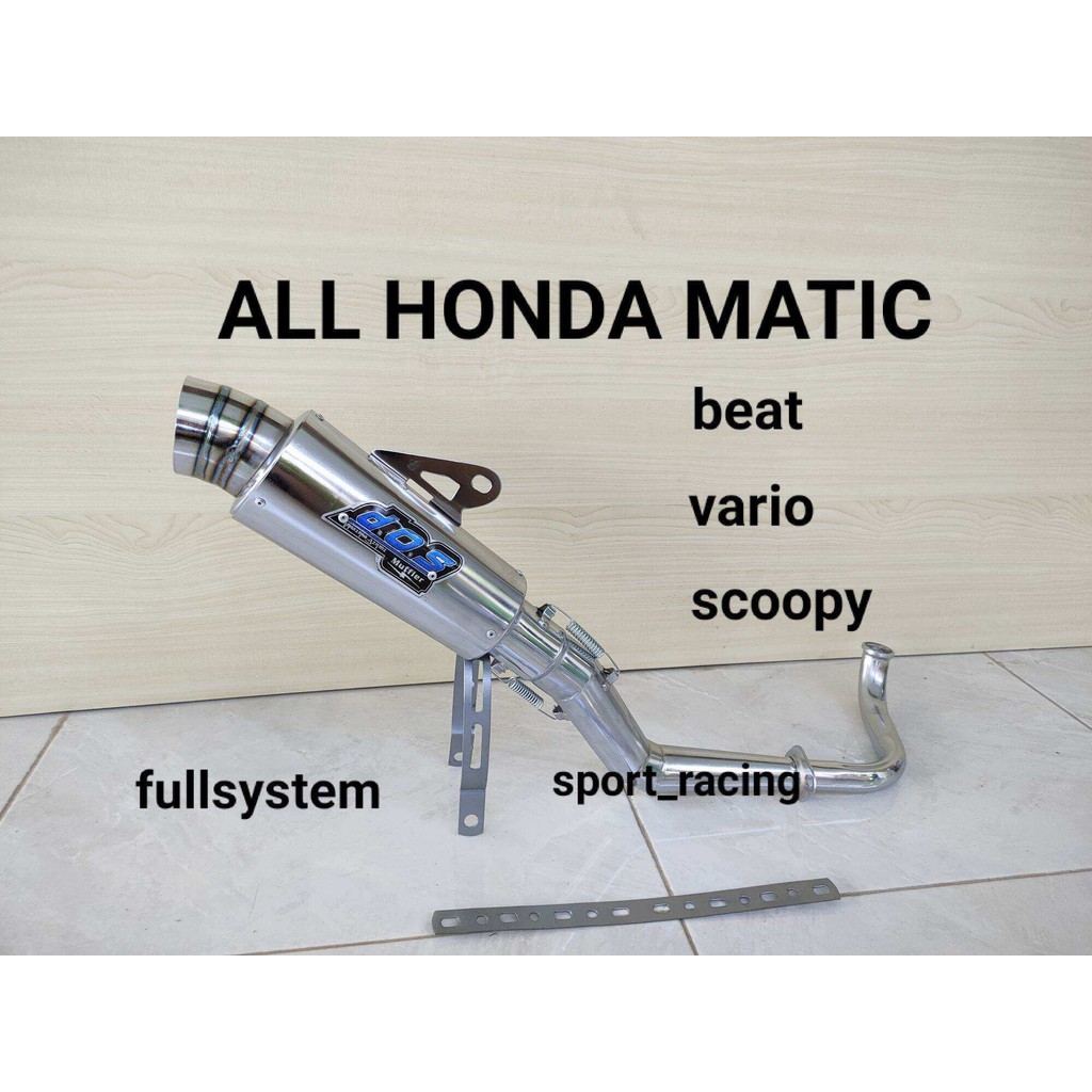 Jual knalpot racing DOS racing matic all type beat Mio Scoopy Vario ...