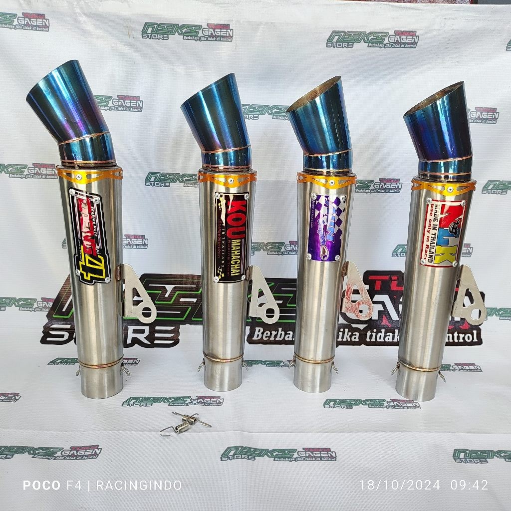 Jual Daeng Sai4 pipe Exhaust Open Spec for tmx pinoy skygo rusi bajaj ...
