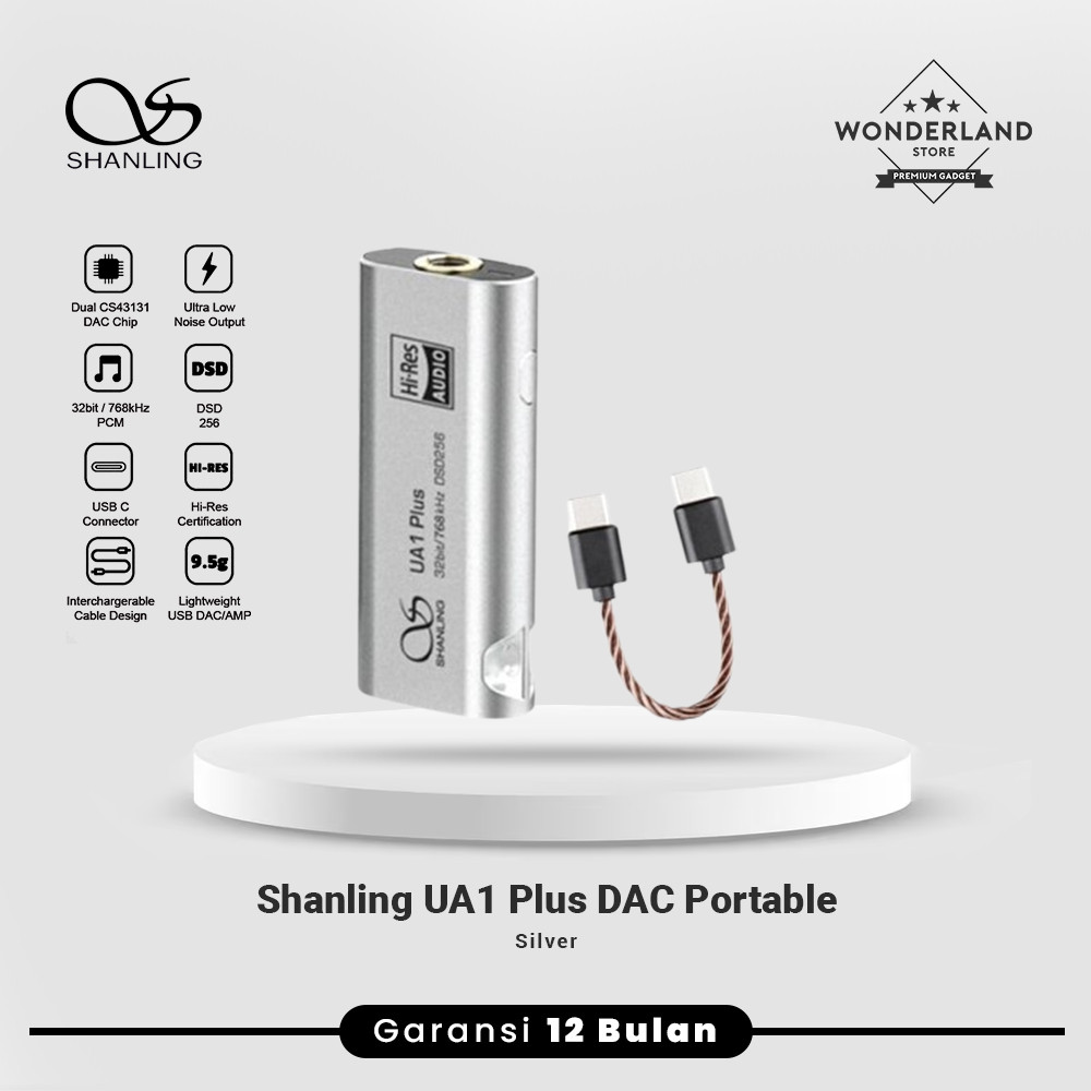 Jual Shanling UA1 Plus / UA1+ Dual CS43131 Portable USB DAC / Amplifier ...