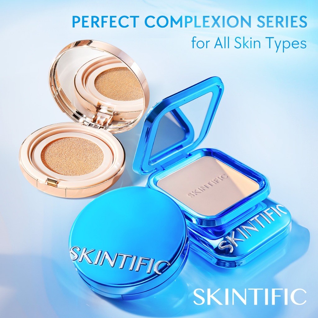Jual [SKINTIFIC CERTIFIED] 2pcs Cushion Makeup Set | Cover All Perfect
