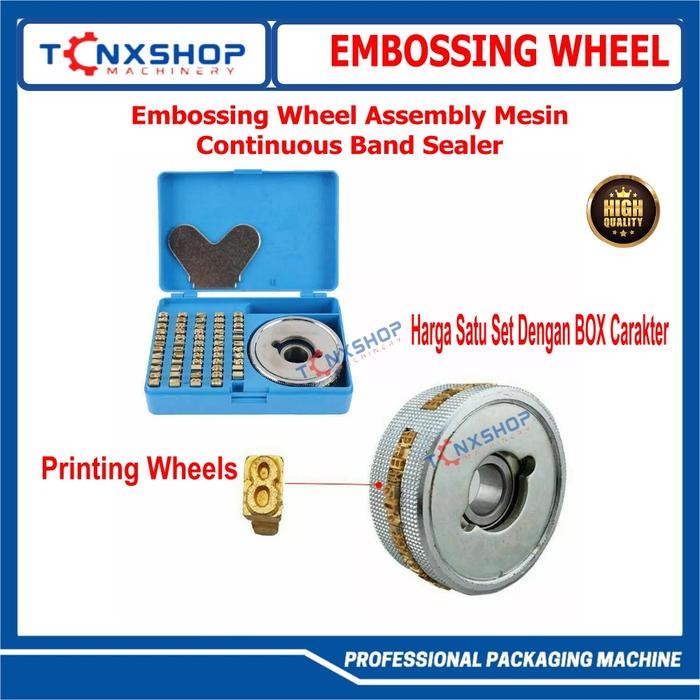 Jual Printing Embossing Wheel Roda Roll Press Cetak Tanggal EXP Timbul ...