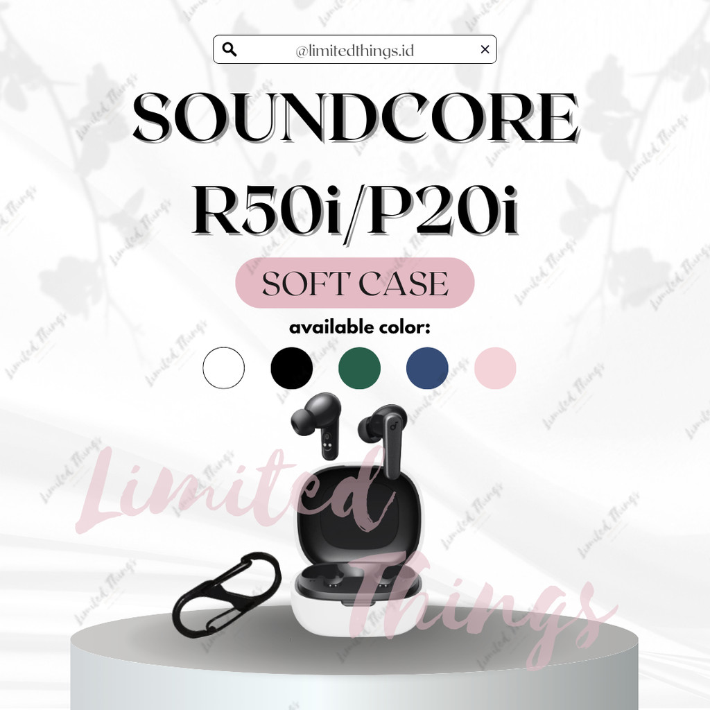 Jual PREMIUM SOFT CASE Soundcore R50i P20i Polos Plain Simple Warna ...