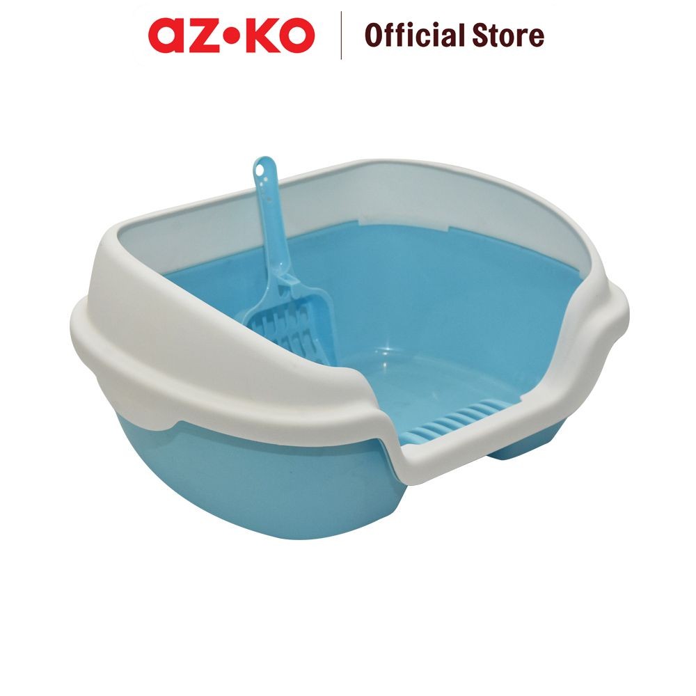 Jual AZKO Paws N Tail 40x30x18 cm Toilet Kucing Cat Toilet Tempat ...