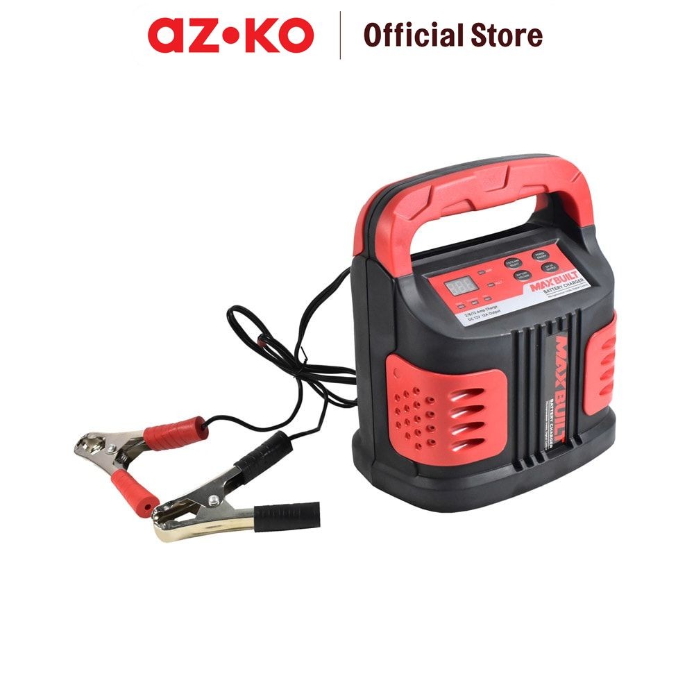Jual AZKO Maxbuilt Charger Aki Mobil 12V 2A/6A/12A Alat Isi Daya Batre ...