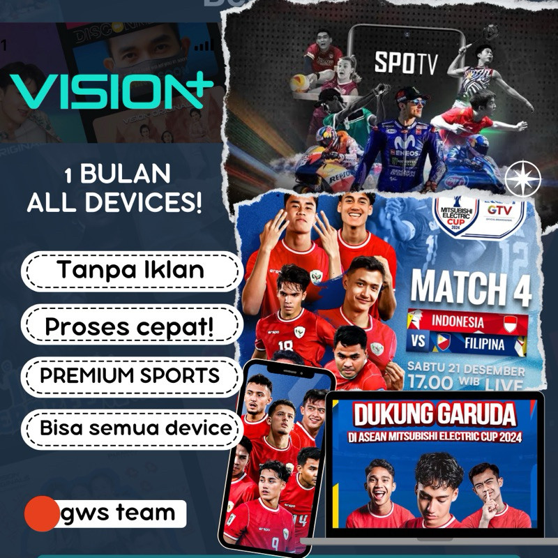 Jual VISION PLUS VISION+ SPORTS ALLDEV NOIKLAN | Shopee Indonesia