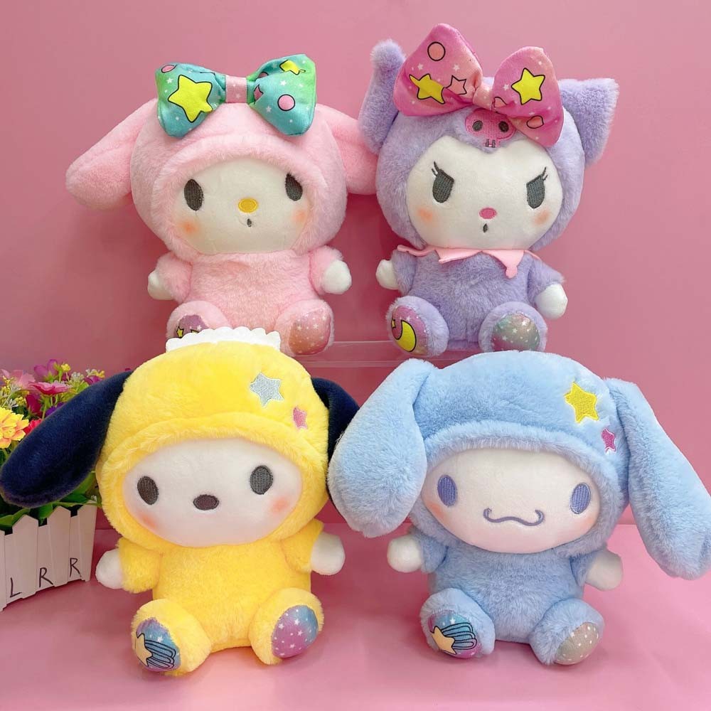 Jual Anime Sanrio Plush Toys Kawaii Hello Kitty My Melody Cinnamoroll