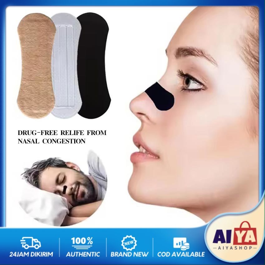 Jual 10 Pcs Plaster Hidung Nasal Strip Nose Patch Breathable Strip ...