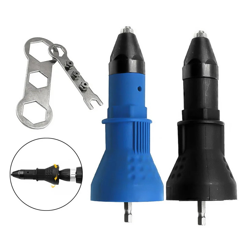 Jual Riveting Drill Adapter Electric Pull Rivet Nut Gun Conversion ...