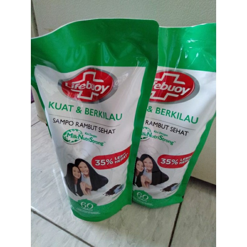 Jual Binar Mart - Shampo lifebuoy refill kuat&berkilau 900ml | Shopee ...