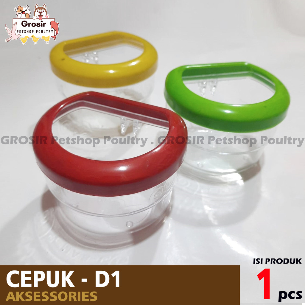 Jual CEPUK D1 PLASTIK LENTUR DENGAN TUTUP ANTI TUMPAH TEMPAT WADAH ...