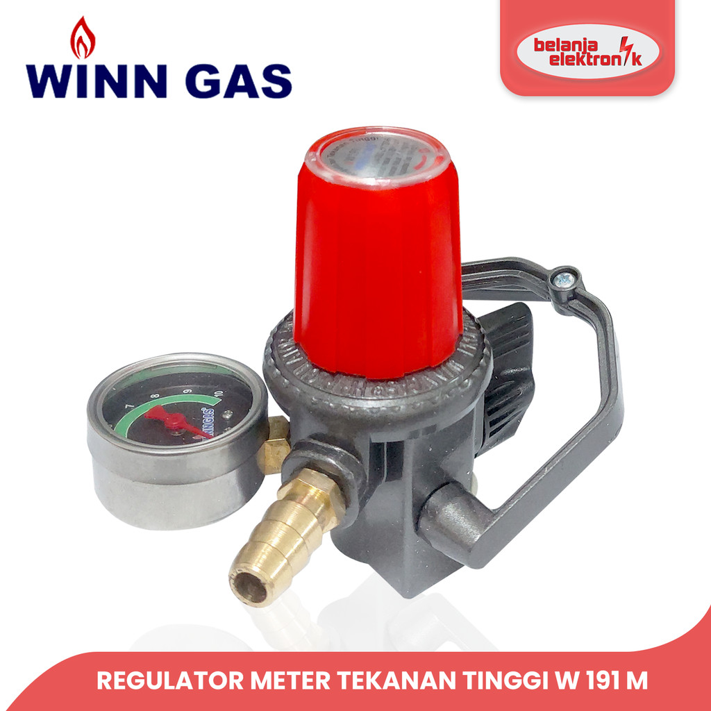 Jual WINN GAS REGULATOR TEKANAN TINGGI HIGH PRESSURE W-191M METER ...