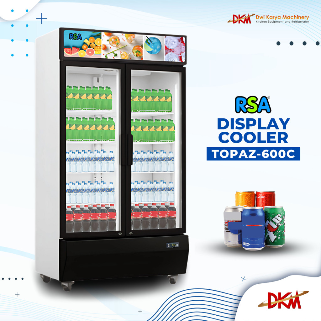 Jual RSA Showcase Display Cooler 2 Pintu 568 L TOPAZ-600IC / TOPAZ 600 ...