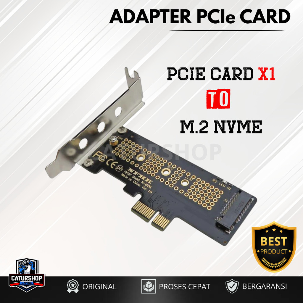 Jual Adapter Pcie Card To Ssd M2 Pcie X1 Only / pcie to nvme ...