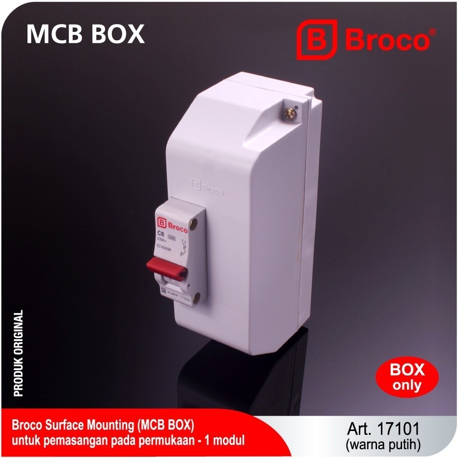 Jual Broco Box MCB 1 Group Outbow 17101 Putih (K) | Shopee Indonesia
