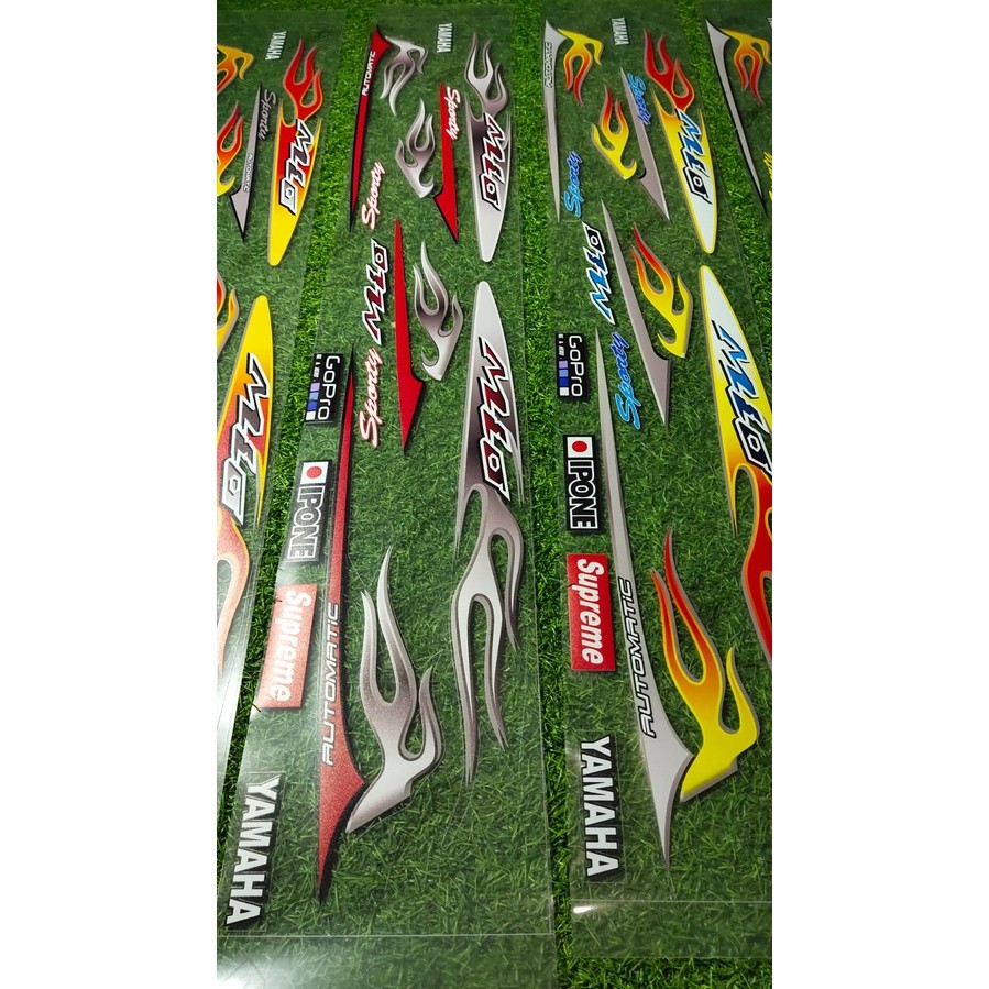 Jual COD Striping Api Mio Sporty List Sticker Bening Transparan MOTOR ...
