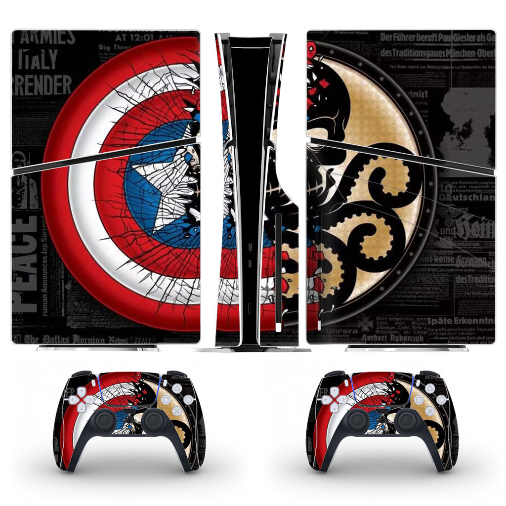 Jual New Film PS5 Slim Disc Skin Sticker for Console & 2 Controllers ...