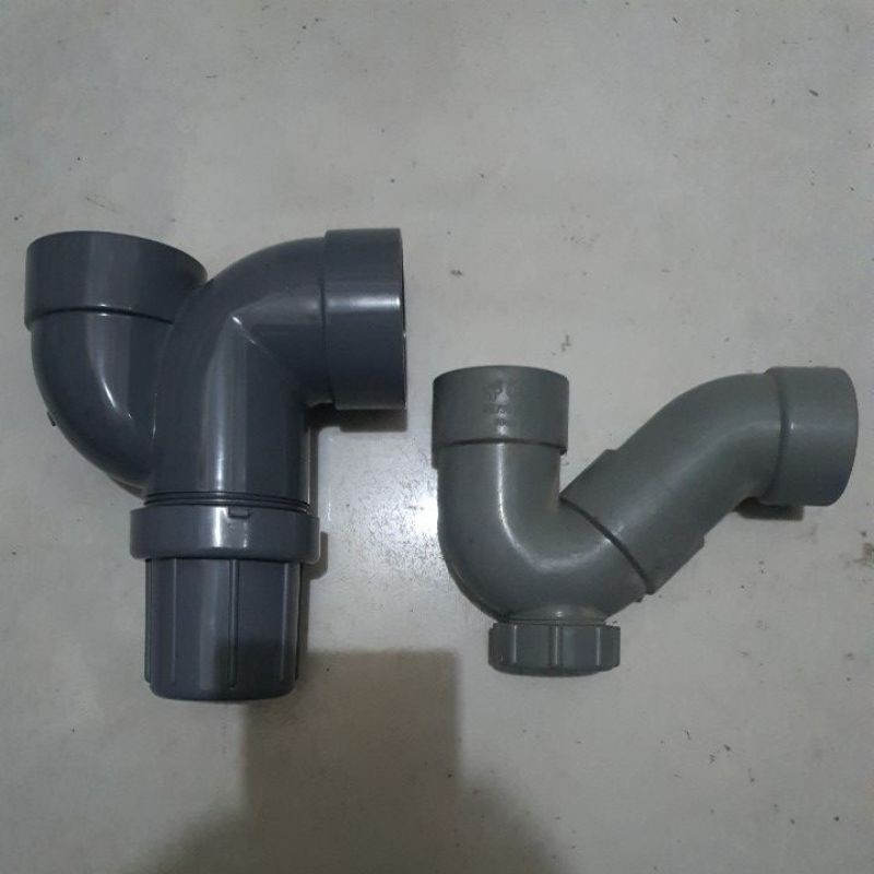 Jual P TRAP 2'' INCH FITING PIPA PVC POWER AFUR WASTAFEL DAN SARINGAN