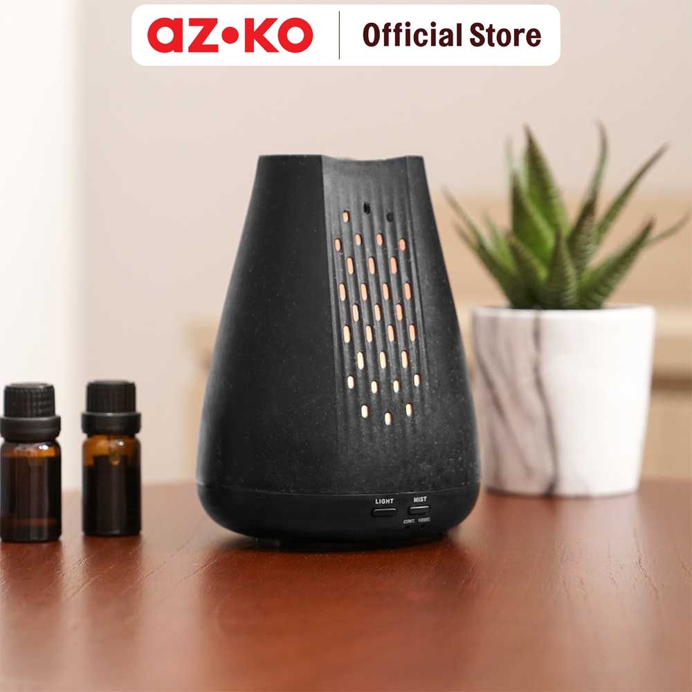 Jual AZKO Ultransmit Ultrasonic Diffuser Aromaterapi Wood Fiber- Hitam ...
