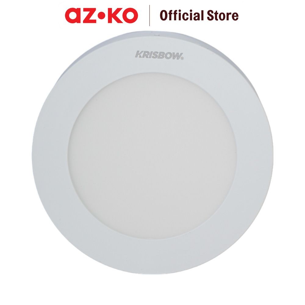 Jual AZKO Krisbow Lampu Downlight Slim Outbow 12 Watt Warm White Round ...