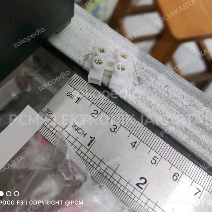 Jual SB99 terminal sambungan kabel baut putih 2p 2pin 2 pin buat kipas ...