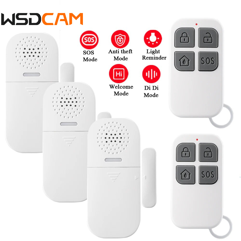 Jual Wsdcam Door Window Alarm Wireless Fridge Alarm Kids Safety Remote