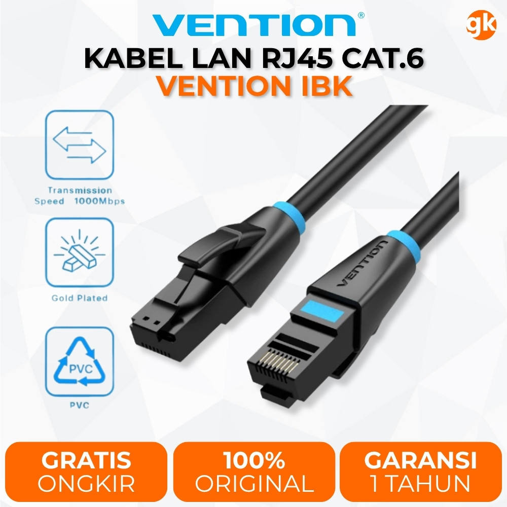 Jual VENTION IBK Kabel LAN Cat6 RJ45 UTP Ethernet Patch Cord Cable ...
