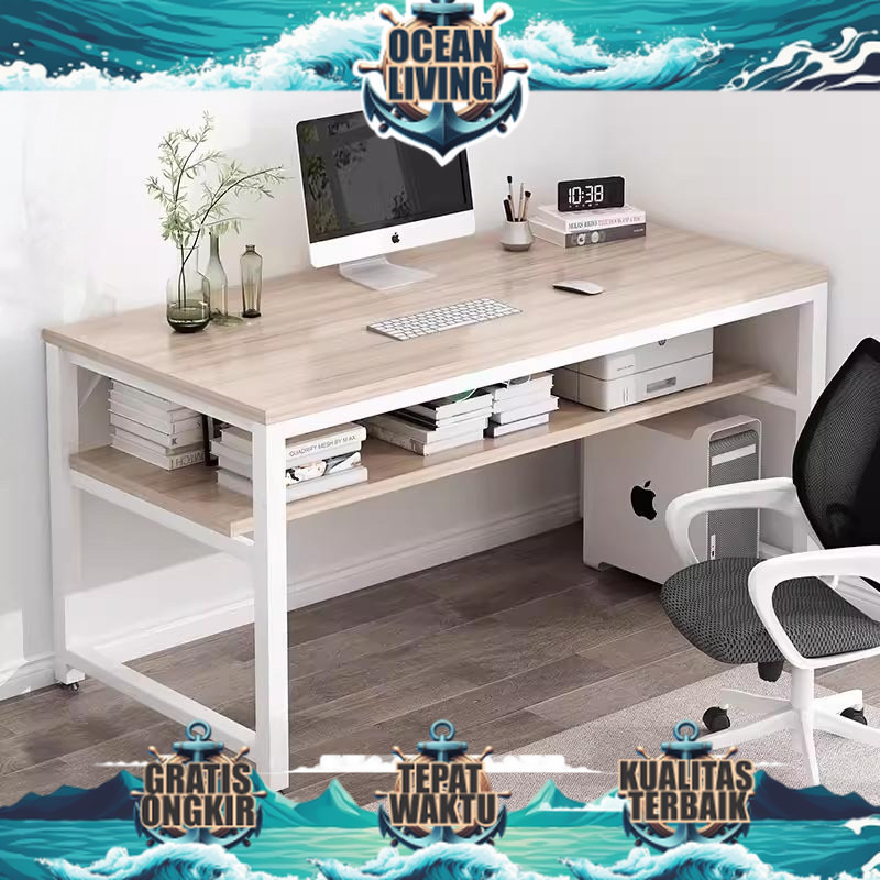 Jual Meja Belajar 120cmMeja kantor Meja komputer Meja Kamar Tidur ...