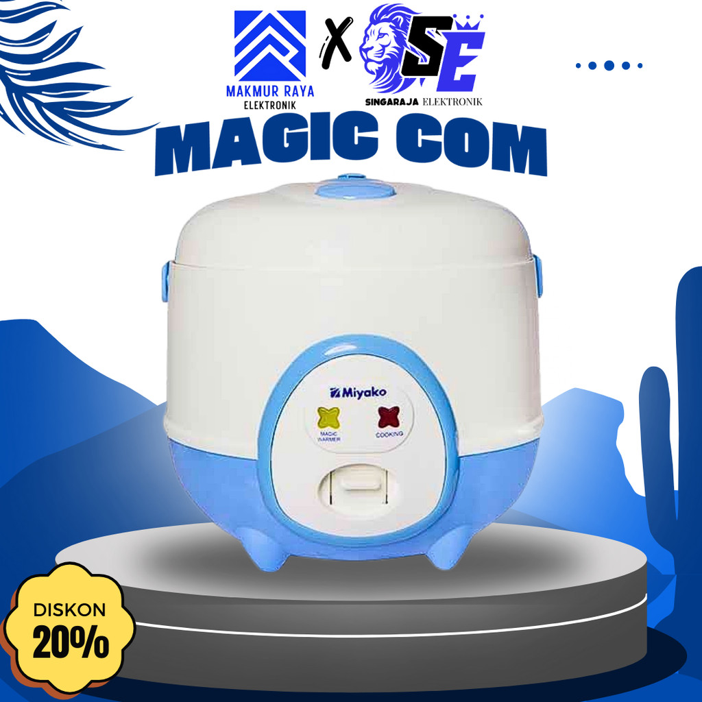 Jual Miyako MCM 606 Rice Cooker Mini 0.6L 300W – 3-in-1 Hemat Listrik ...