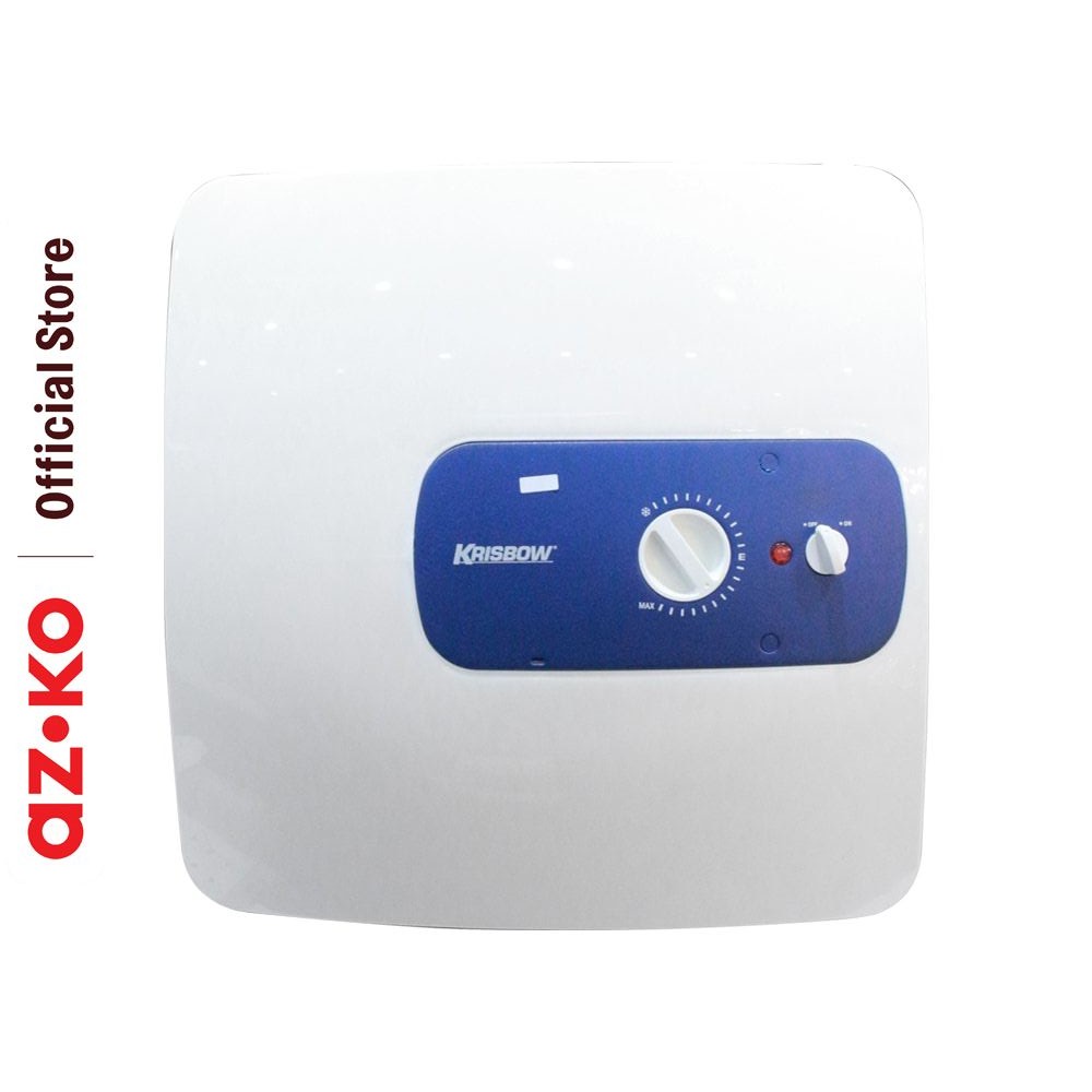 Jual AZKO Krisbow 30 Ltr Water Heater Listrik 800 Watt - Putih/Biru ...