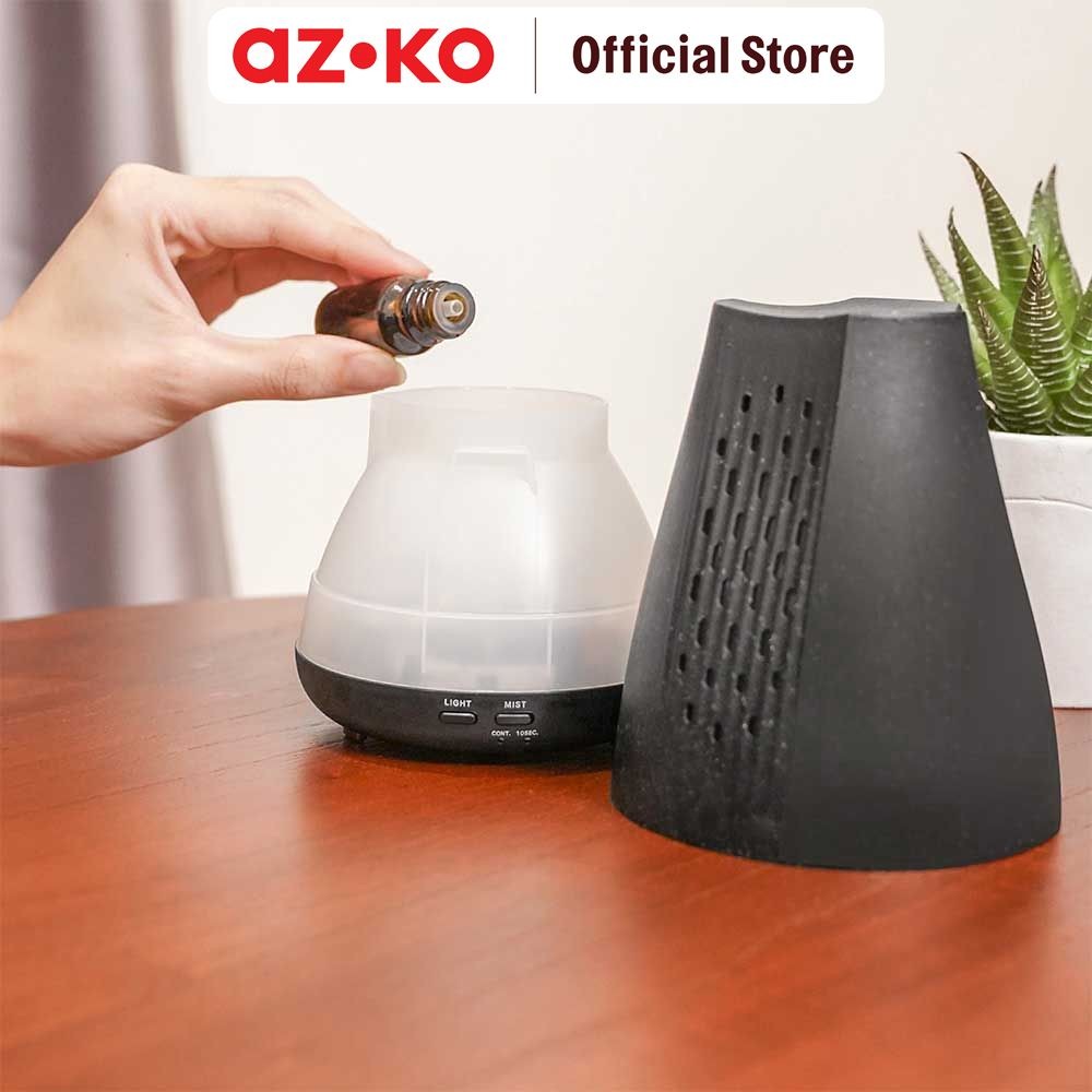 Jual AZKO Ultransmit Ultrasonic Diffuser Aromaterapi Wood Fiber- Hitam ...
