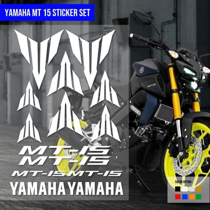 Jual Sticker Set Logo Yamaha MT 15 MT15 - Merah | Shopee Indonesia