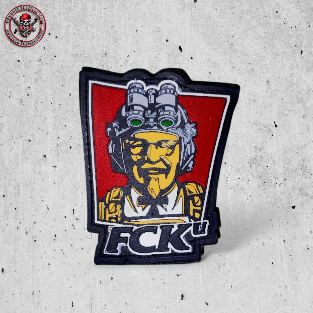 Jual Rubber patch 3D KFC FCK | Patch Rubber tactical FCK KFC | Shopee ...