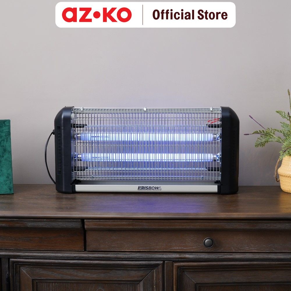 Jual AZKO Krisbow Pembasmi Serangga 2x15 watt Insect Killer Trap ...