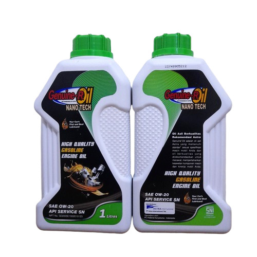 Jual PAKET Genuine Oli Mesin Daihatsu Astra Genuine R Oil NANO TECH SAE ...