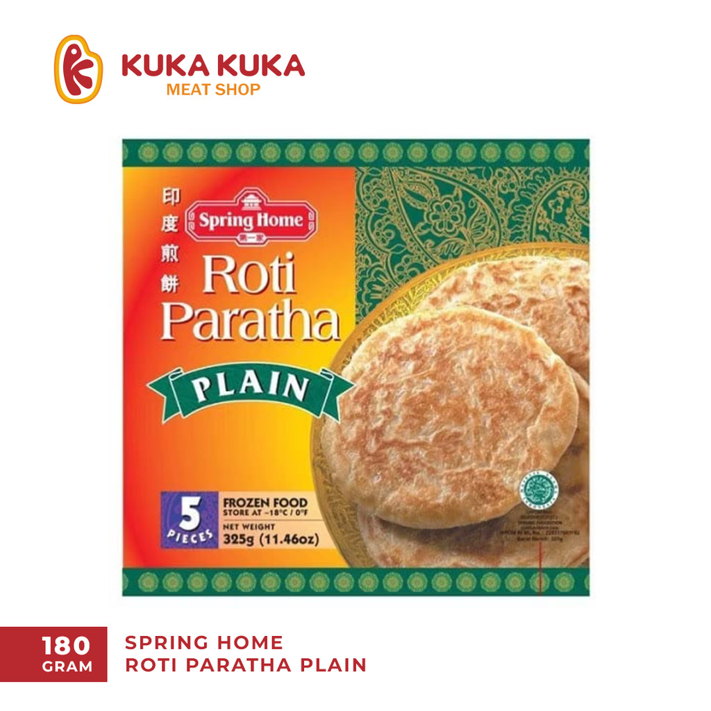 Jual Kuka - TYJ SPRING HOME PARATHA PLAIN 325GR / Roti Paratha India ...