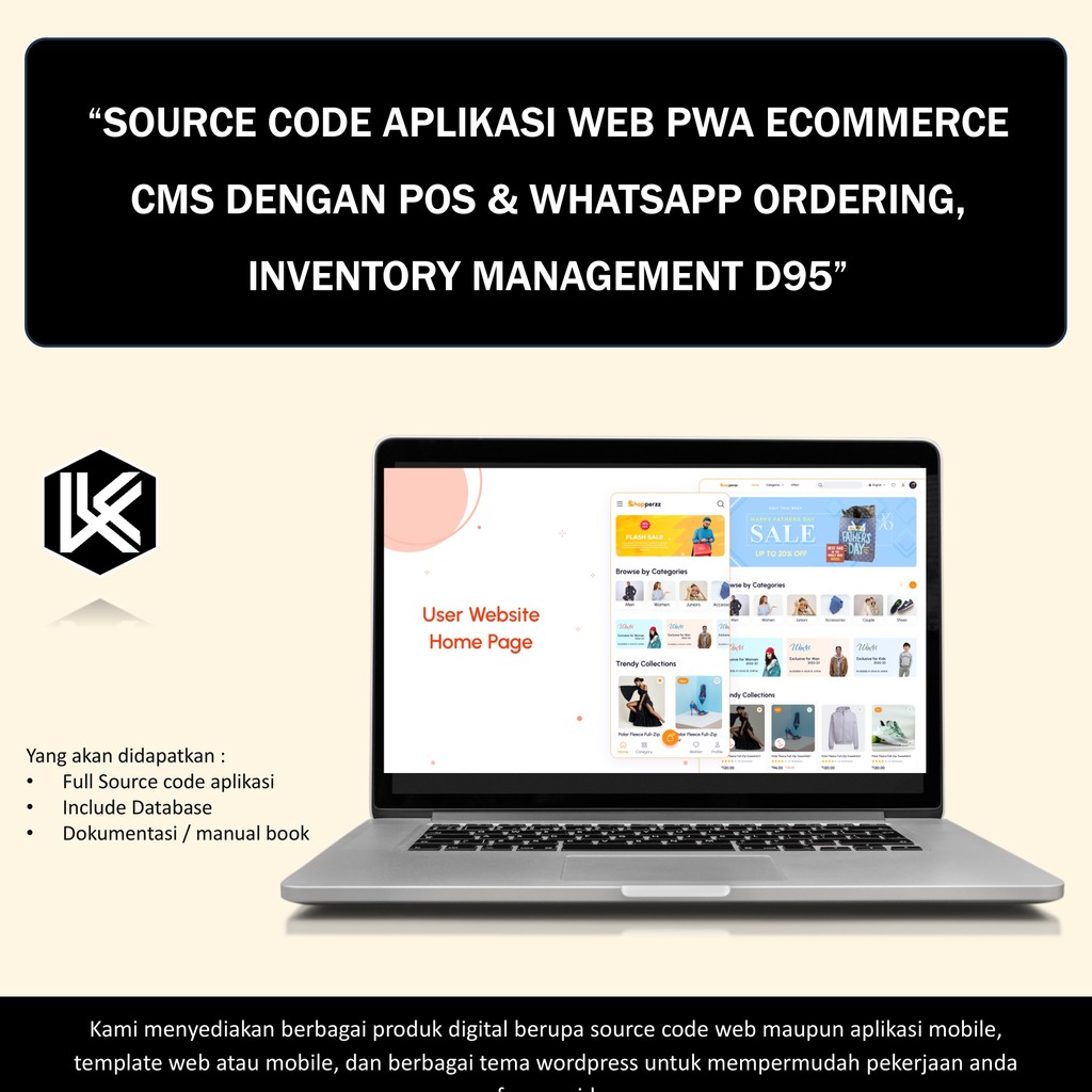 Jual SOURCE CODE APLIKASI WEB SHOPPERZZ - PWA ECOMMERCE CMS WITH POS ...
