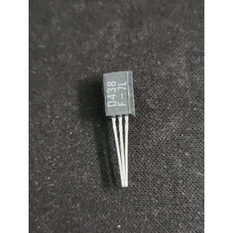 Jual GHS99 Transistor D438 Silicon NPN 0.75W 80V 0.7A Low Frequency ...