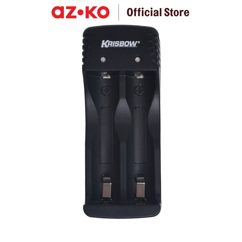 Jual AZKO Krisbow Charger Usb Baterai 18650 2 Slot 5v | Shopee Indonesia