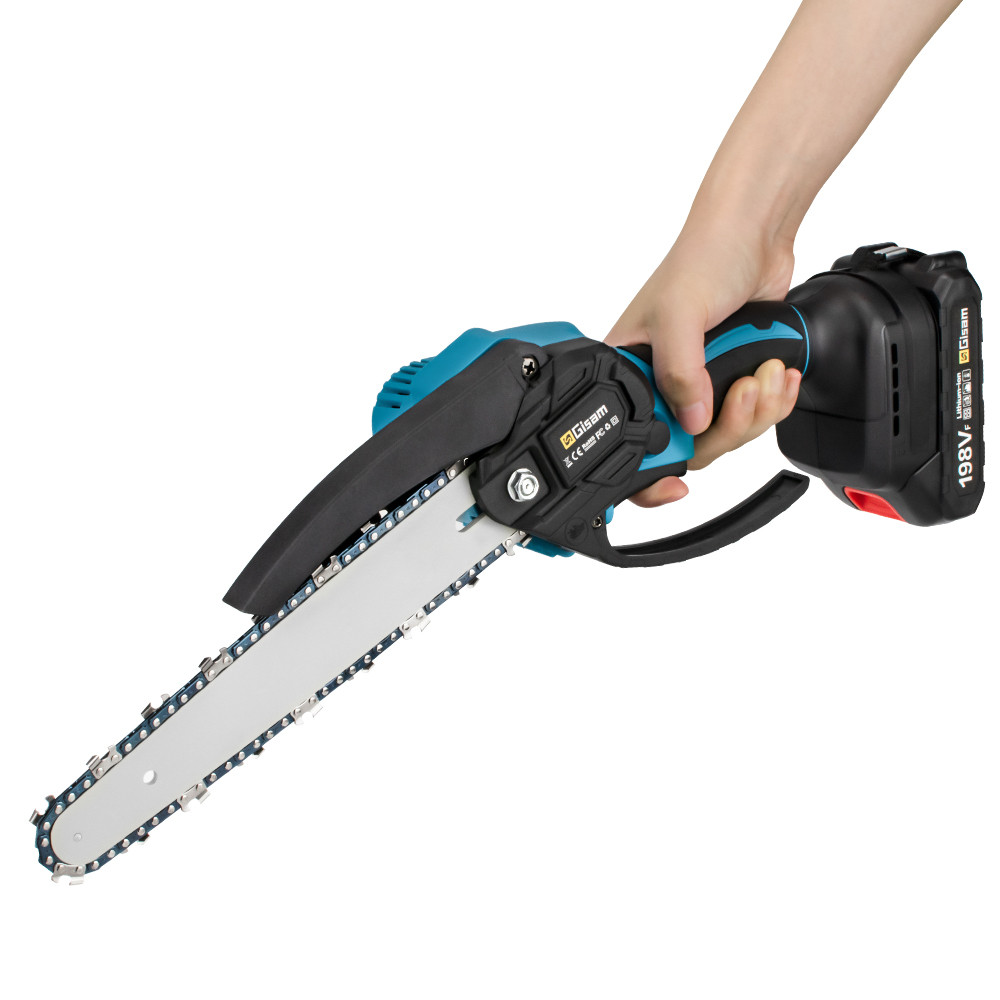 Jual Gisam 8 Inch Brushless Chain Saw Cordless Mini Handheld Pruning ...